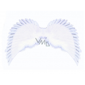 Angel wings white glitter layout is approx. 63 cm