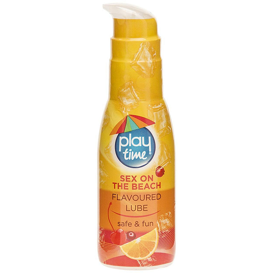 Play Time Sex on the Beach Flavored Lube water-based lubricant 75 ml