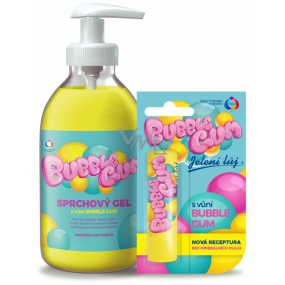 Regina Bubble Gum shower gel with chewing gum scent 500 ml + Bubble Gum deer tallow with chewing gum scent 4.5 g, duopack