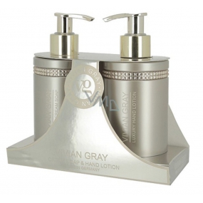Vivian Gray Crystal Brown creamy liquid soap 250 ml + hand lotion 250 ml, cosmetic set