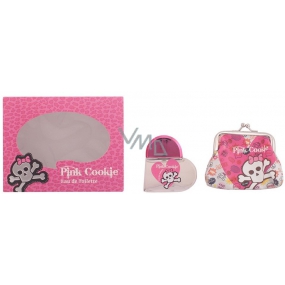 Pink Cookie eau de toilette for children 25 ml + wallet, gift set