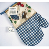 Kitchen gloves with strap different colors and motives 1 piece