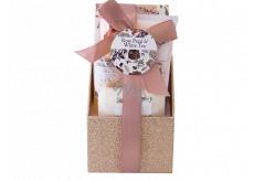 Salsa Collection White Tea and Rose Water bath foam 80 ml + body lotion 60 ml + bath salt 100 ml + solid soap 40 g gift set