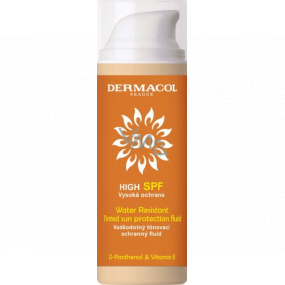 Dermacol Sun Water Resistent SPF50 waterproof toning protective skin fluid 50 ml