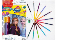 Colorino Crayons triangular Disney Frozen double-sided 24 colors