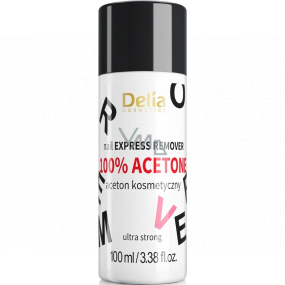 Delia Cosmetics 100% Acetone Ultra Strong acetone nail polish remover 100 ml