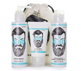 Somerset Toiletry Pan Men's liquid soap dispenser 100 ml + disinfectant gel 100 ml + hand cream 50 ml, cosmetic set for men