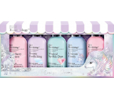 Baylis & Harding Beauticology Unicorn cleansing gel 100 ml + shower cream 100 ml + shower gel 100 ml + body lotion 100 ml + hand cream 100 ml, cosmetic set for children