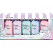 Baylis & Harding Beauticology Unicorn cleansing gel 100 ml + shower cream 100 ml + shower gel 100 ml + body lotion 100 ml + hand cream 100 ml, cosmetic set for children