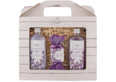 Bohemia Gifts Lavender La Provence shower gel 100 ml + hair shampoo 100 ml + handmade soap 30 g, cosmetic set