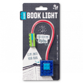If Blocky Book Light Book Reading Lamp Blue 1 piece