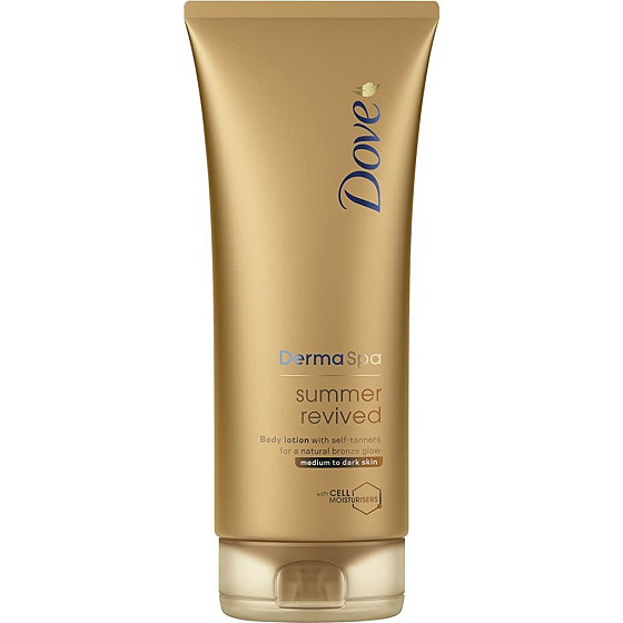 Dove Derma Spa Summer Revived self-tanning tinted body lotion 200 ml