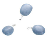 Angelit Troml pendant natural stone, 2,2 - 3 cm, 1 piece, stone of peace