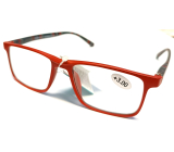 Berkeley Reading Dioptric Glasses +3.0 plastic red, black checkered 1 piece MC2250