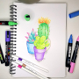 Posca Universal acrylic marker 1,8 - 2,5 mm Lavender PC-5M