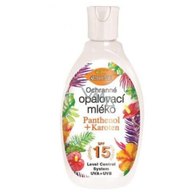 Bione Cosmetics Panthenol + Carotene SPF 15 Protective Sunscreen Lotion 150 ml