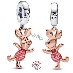 Charm Sterling silver 925 Disney Winnie the Pooh - Piglet, bracelet pendant