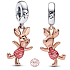 Charm Sterling silver 925 Disney Winnie the Pooh - Piglet, bracelet pendant