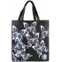 Shopping bag fabric 34 x 36 x 22 cm black Butterfly