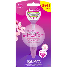 Wilkinson Xtreme 3 My Intuition Comfort Cherry Blossom razor for women 4 pieces