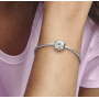 Charm Sterling silver 925 Four-leaf clover, horseshoe and ladybug 3in1, lucky bracelet bead