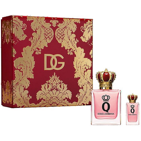 Dolce & Gabbana Q Eau de Parfum 50 ml + Eau de Parfum 5 ml, gift set for women