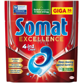 Somat Excellence 4in1 Giga dishwasher tablets 56 pcs