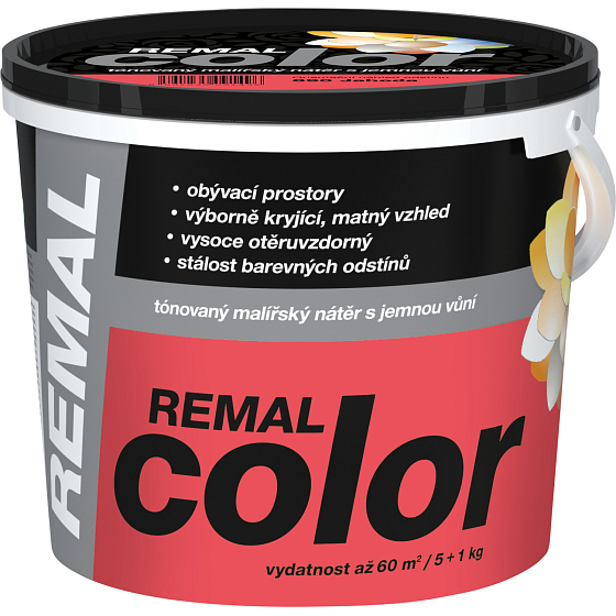 REMAL Color wall paint 890 strawberry, 5 + 1 kg