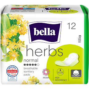 Bella Herbs Tilia Deo Fresh women's pads, 12 pcs