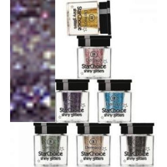 Dermacol Star Choice Shiny Glitters Eye Glitter Shade 4 Violet 2 g