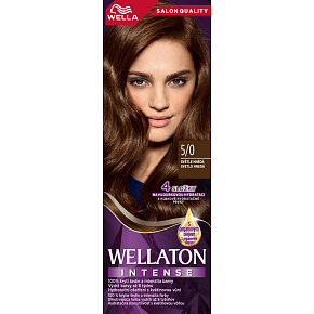 Wella hair color Wellaton Intense 5/0 light brown, 110 ml