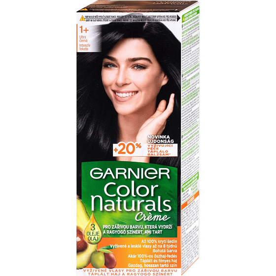Garnier Color Naturals hair color 1+ ultra black