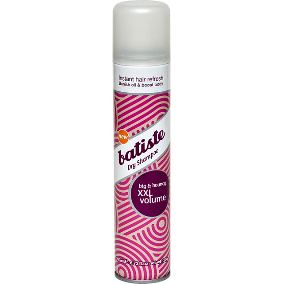 Batiste Big & Bouncy Xxl Volume dry hair shampoo for volume and shine 200 ml