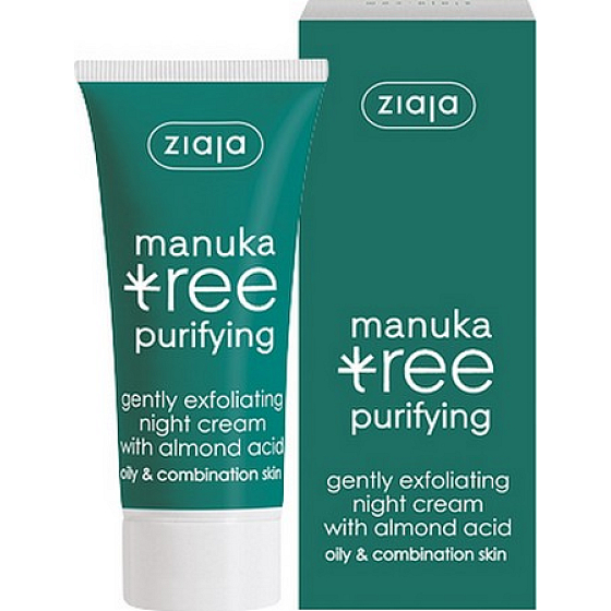 Ziaja Manuka Tree Purifying Gentle Exfoliating Night Cream 50 ml