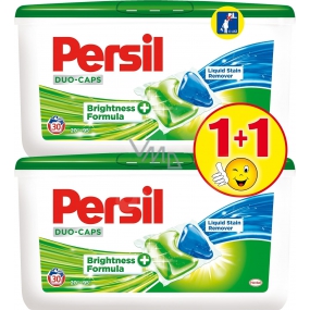 Persil Duo-Caps Regular universal gel capsules for washing white and permanent color laundry 2 x 30 doses
