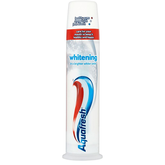 Aquafresh Whitening toothpaste dispenser 100 ml