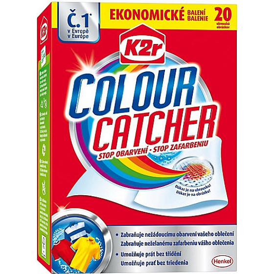 K2r Color Catcher Stop coloring laundry napkins 20 pieces