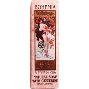 Bohemia Gifts Alfons Mucha Rose toilet soap 125 g