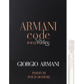 Giorgio Armani Code Profumo perfumed water for men 1.2 ml with spray, vial