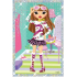 Scratch-off picture doll glasses 21.5 x 11 cm