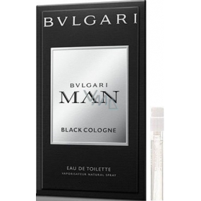 Bvlgari Man Black Cologne Eau de Toilette 1.5 ml with spray, vial