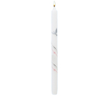Lima Church candle light pink decorated no.11 1 piece