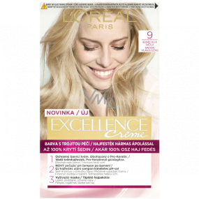 Loreal Excellence Creme Hair Color 9 Blonde very light