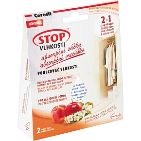 Ceresit Stop Moisture Absorbent Bags Energetic Fruit Scent 2 x 50g Ceresit Stop Moisture Absorbent Bags Energetic Fruit Scent 2 x 50g
