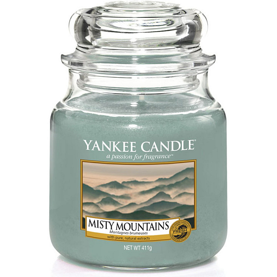 Yankee Candle Misty Mountains Classic medium glass 411 g