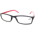 Berkeley Reading glasses +2.5 black red sides 1 piece MC2 ER4045