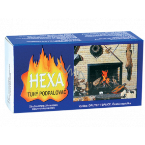 Hexa Solid Firelighter, solid alcohol, cubes, 200 g