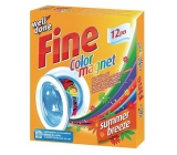 Well Done Fine Color Magnet Summer Breeze laundry color absorbing sheets with fragrance, also suitable for tumble dryers, 12 pieces
