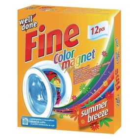 Well Done Fine Color Magnet Summer Breeze Washing Cloths Absorbing Color with Fragrance, Also Suitable For 12 Dryers