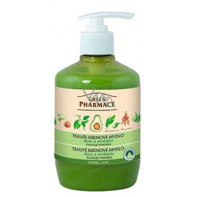 Green Pharmacy Aloe Vera and Avocado moisturizing liquid cream soap 460 ml